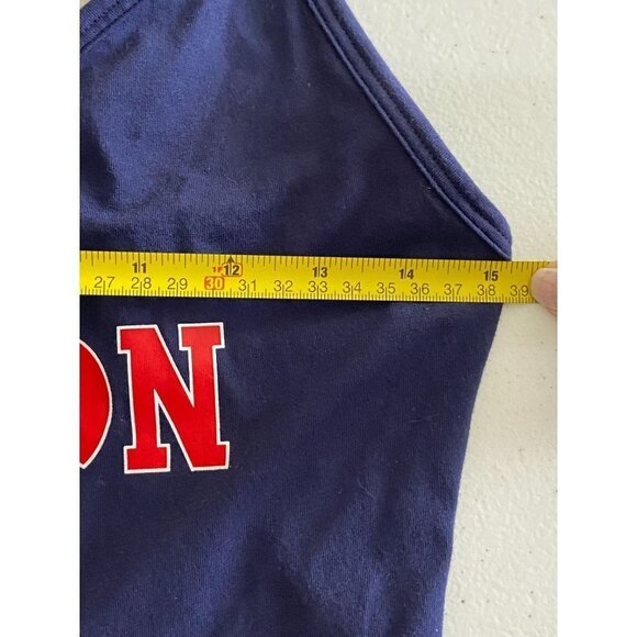 ✨2/$20✨ PINK Collegiate Collection V-Neck Red Game on Bodysuit Size L - Picture 8 of 14